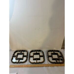 3 piece wall hanging decorative‎ Mirror set 8"x8"